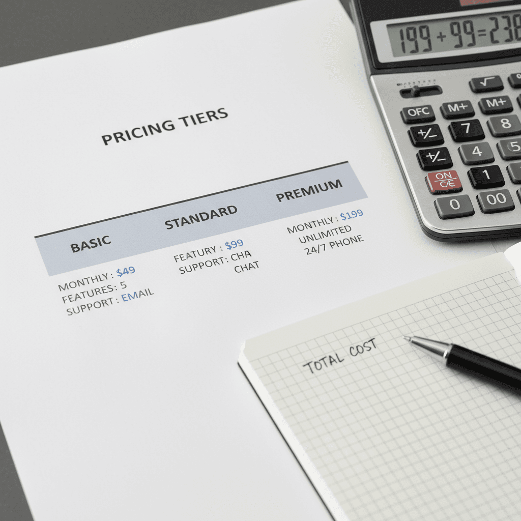 Clear, affordable pricing structure