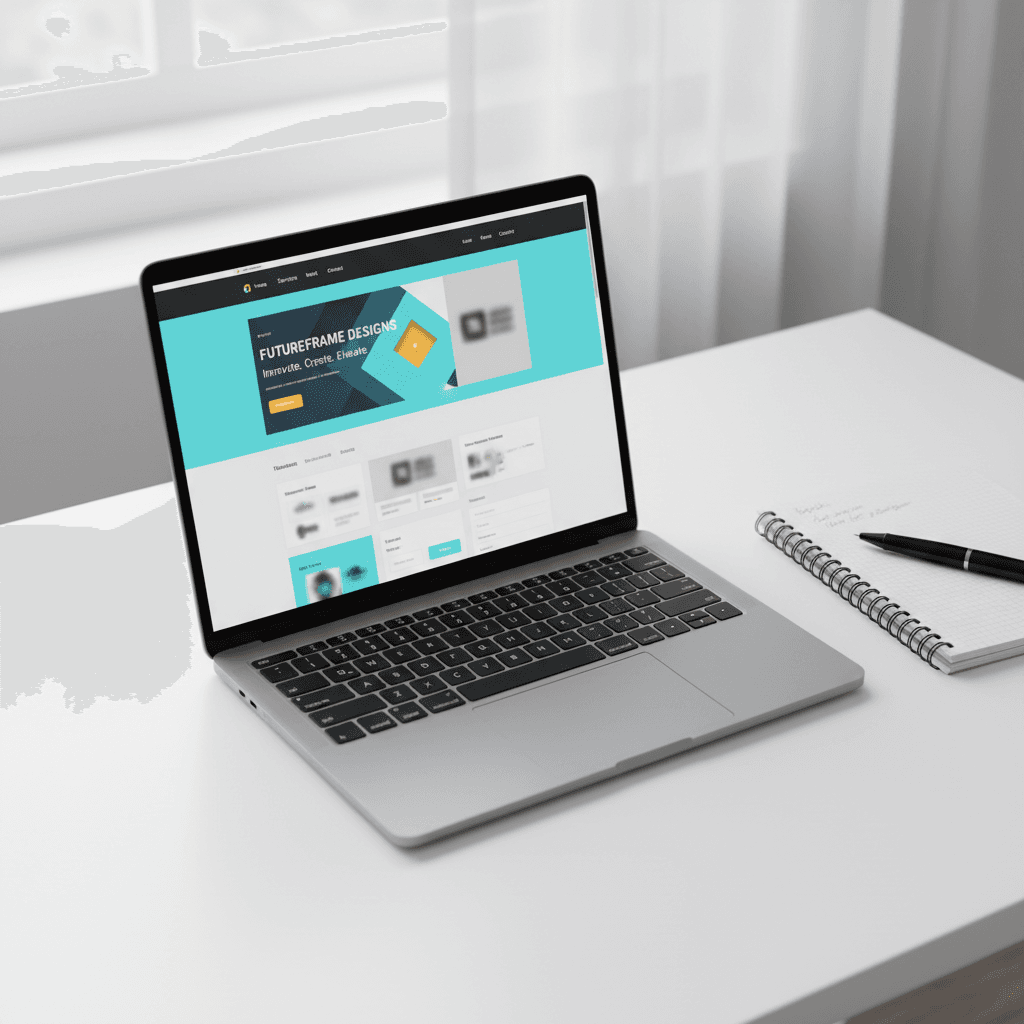 AI website builder in action